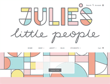 Tablet Screenshot of julieslittlepeople.com